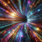 Data-Flowing-Through-A-Tunnel-Of-Shimmering-Layered-Code
